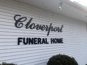 Cloverport Funeral Home in Cloverport, Kentucky. (WDRB image)